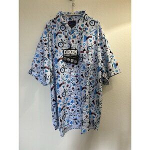 NEW Dixxon Flannel Co Mens New Wave Party Button Up Shirt Size 4XL NWT